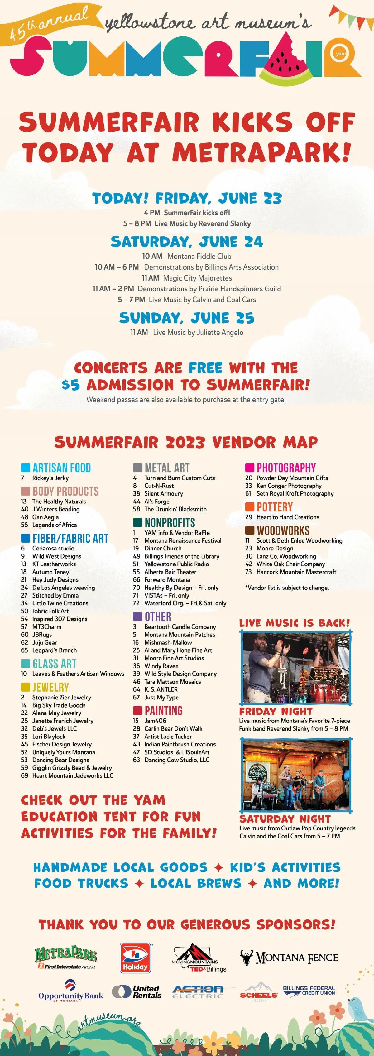 Weather Moves 2023 SummerFair to MetraPark