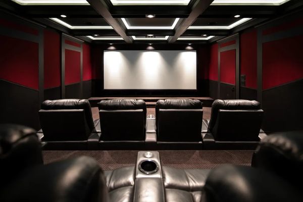 Man cave theater online seating