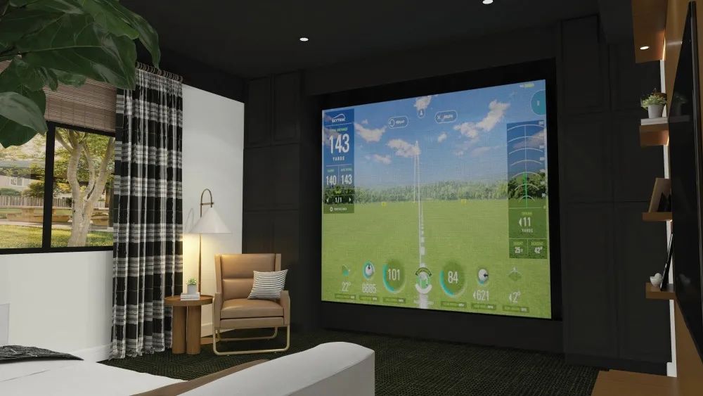 On Par Design: How to Create a Golf Simulator Room