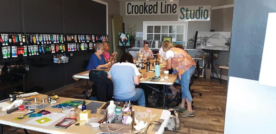 Connecting Through Art at Crooked Line Studio